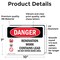 Signmission Renovation Work Contains Lead Do Not Enter Danger Sign, Vinyl Decal, 10in W x 7in L, 2PK OS-2PACK-DS-D-710-L-1753 - alternate 6